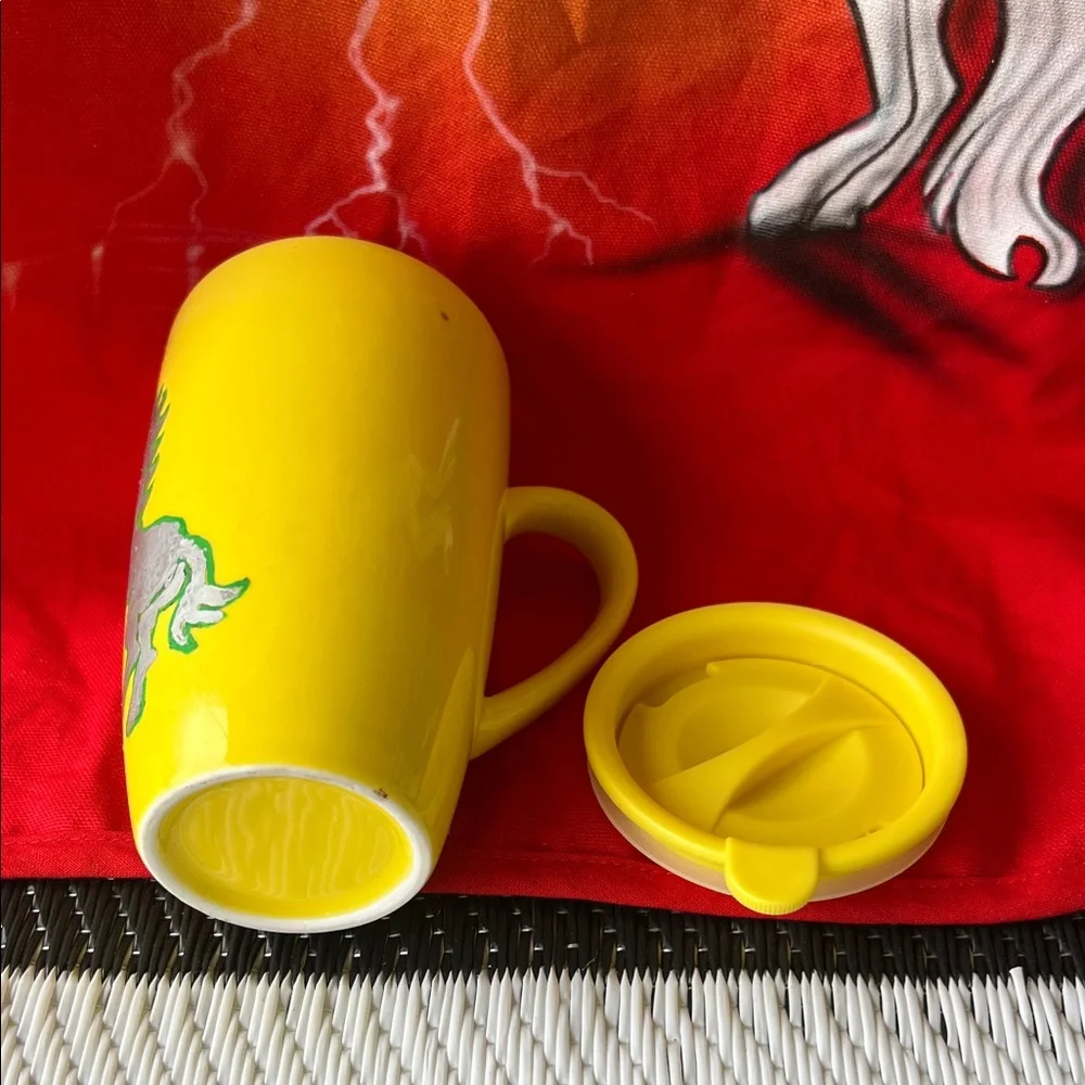 # 0655** 16 0z 473 ml+White Horse Thunder Design
